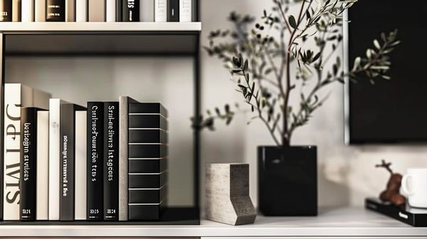 Serre-livres design pour étagères stylées